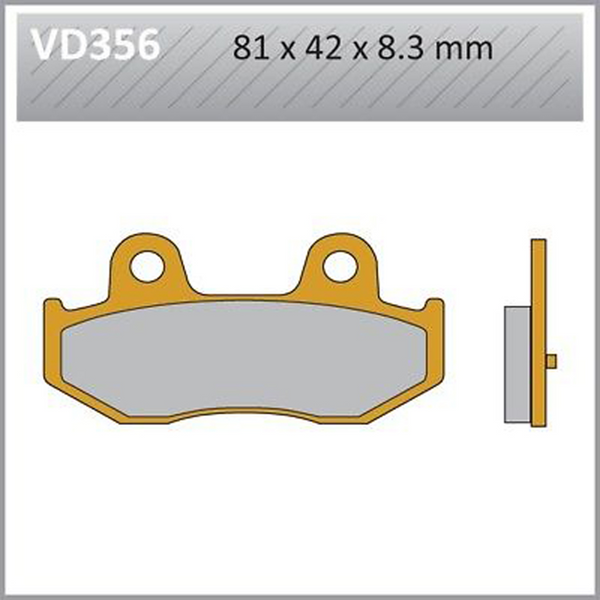 Vesrah Semi-Metallic Brake Pads — VD-356