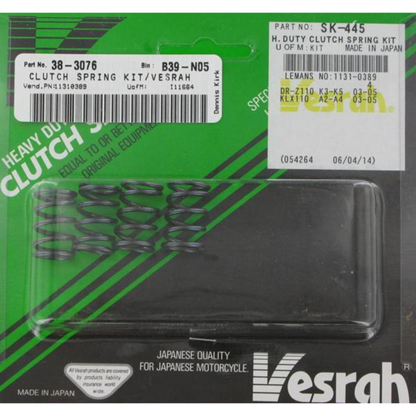 Vesrah Clutch Springs — SK-445