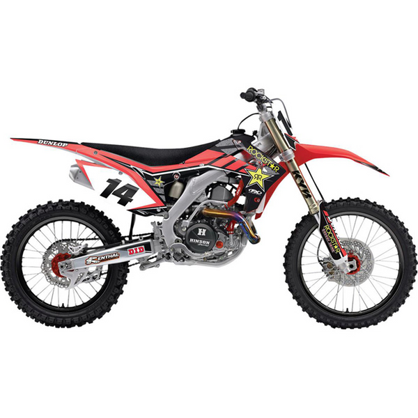 Factory Effex Rockstar Complete Graphic Kit — Honda CR125R/CR250R