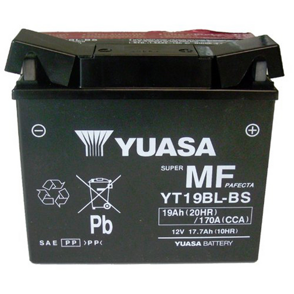 Yuasa YT19BL-BS Maintenance-Free AGM Battery