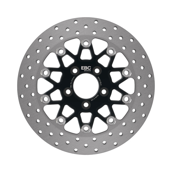 EBC 08-16 Harley-Davidson Touring FLHR Road King 96 Rear MD Contour Rotor — MD521BLK