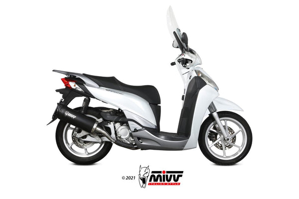 MIVV Mover Black Slip-On Exhaust (MV.HO.0001.LV) for 2007-2020 Honda SH300