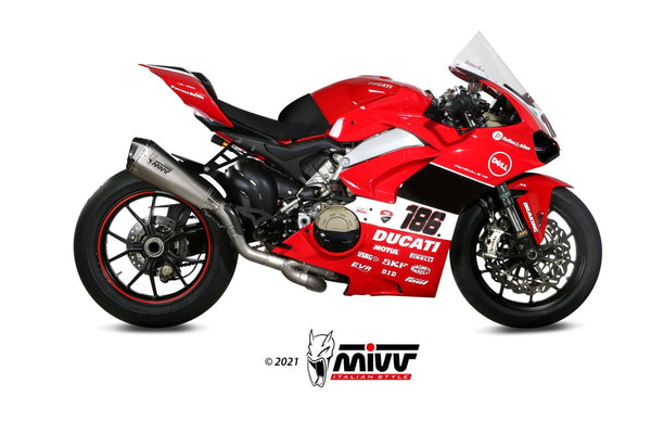 MIVV Delta Race Full Titanium Full System Exhaust (R.DU.0003.SDRT) for 2018-2022 Ducati Panigale V4