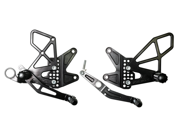 Vortex 06-16 Yamaha YZF-R6 Rear Set — Black (RS616K)