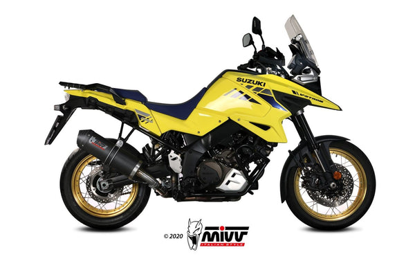 MIVV Oval Carbon Slip-On Exhaust with Carbon Cap (S.042.LEC)