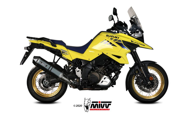MIVV Speed Edge Black Slip-On Exhaust (S.042.LRB)