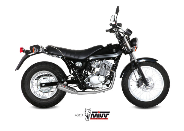 MIVV Ghibli Stainless Full System Exhaust (S.047.SGX) for 2016-2017 Suzuki Van Van 200