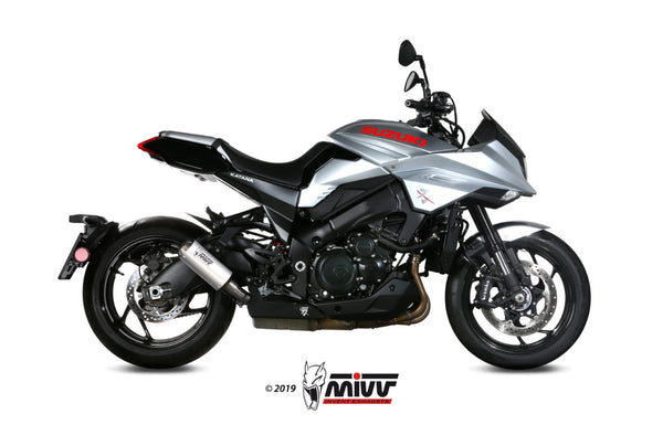 MIVV MK3 Stainless Slip-On Exhaust (S.056.LM3X) for 2019-2022 Suzuki Katana