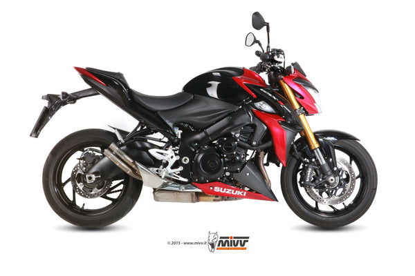 MIVV Double Gun Titanium Slip-On Exhaust (S.044.LDG) for 2015-2020 Suzuki GSX-S 1000