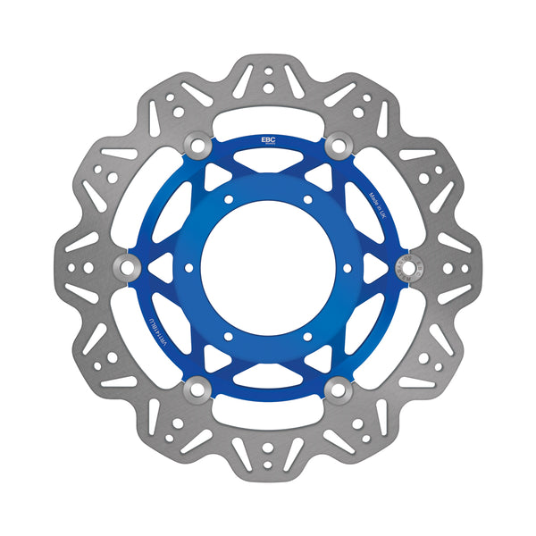 EBC 01-06 Honda CBR 600 F4i Sport Injection Model Front Left/Right Vee Floating Blue Rotor — VR1141BLU