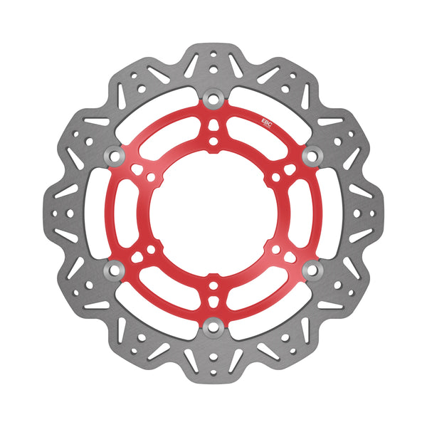 EBC 16-20 Suzuki GSX-S 1000 L Front Left/Right Vee Floating Red Rotor — VR3109RED