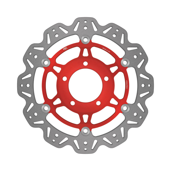 EBC 03-04 Triumph Hinckley Daytona 600 Front Left/Right Vee Floating Red Rotor — VR662RED
