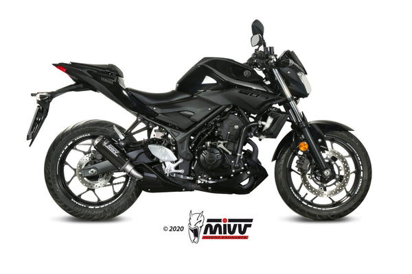 MIVV MK3 Carbon Slip-On Exhaust (Y.055.SM3C) for 2016-2022 Yamaha MT-03