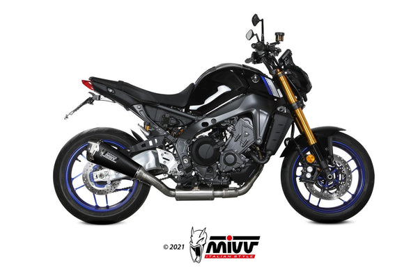 MIVV Delta Race Carbon Full System Exhaust (Y.066.LDRC) for 2021-2022 Yamaha MT-09/FZ-09