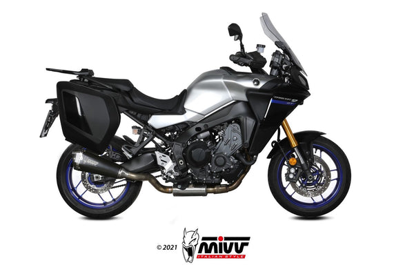 MIVV Delta Race Black Full System Exhaust (Y.069.LDRB) for 2021-2022 Yamaha Tracer 9