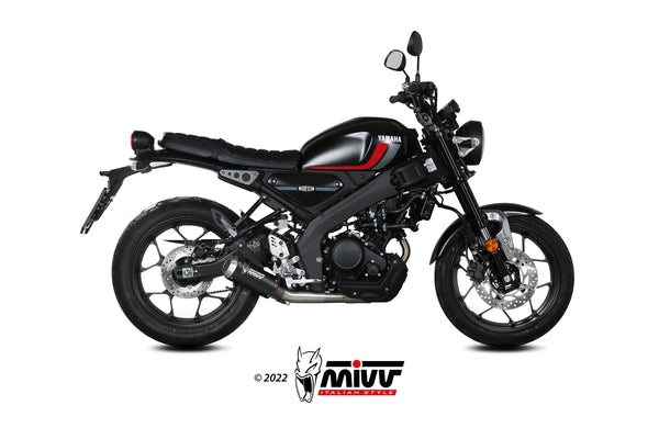 MIVV MK3 Black Full System Exhaust (Y.075.SM3B) for 2022 Yamaha XSR125
