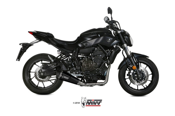 MIVV Delta Race Black Full System Exhaust (Y.044.LDRB) for 2014-2022 Yamaha MT-07