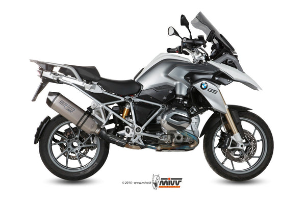 MIVV Speed Edge Titanium Slip-On Exhaust (B.002.LGS) for 2004-2007 BMW R 1200 GS/Adventure