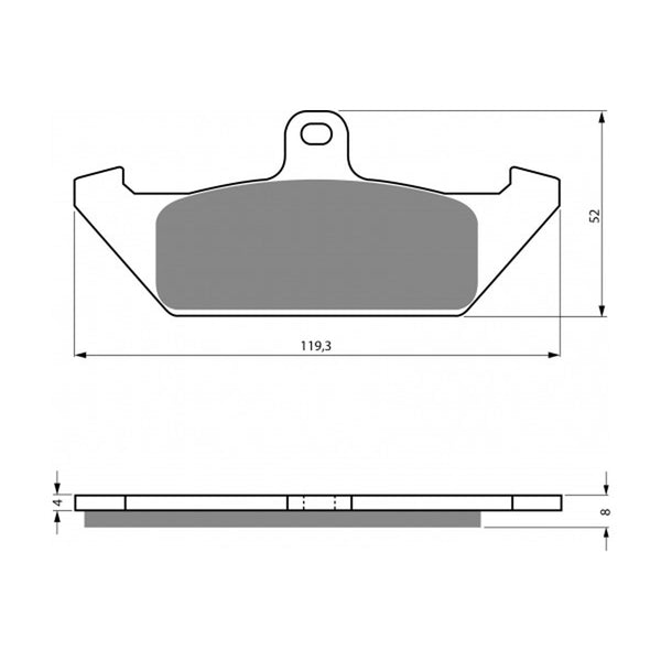 Vesrah Semi-Metallic Brake Pads — VD-924