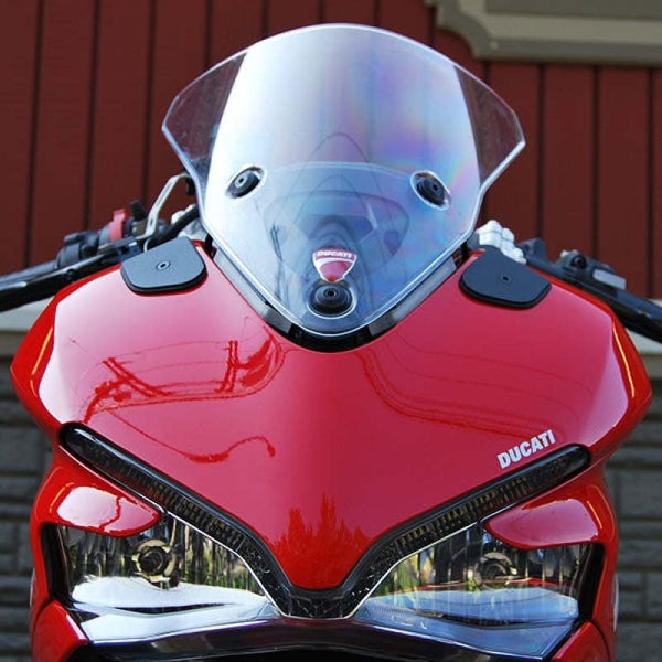 New Rage Cycles 17+ Ducati Supersport 939 Mirror Block Off Plates — 939-MBO