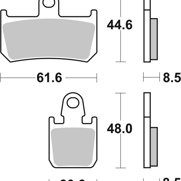 Brembo Brake Pads (07YA46RC)