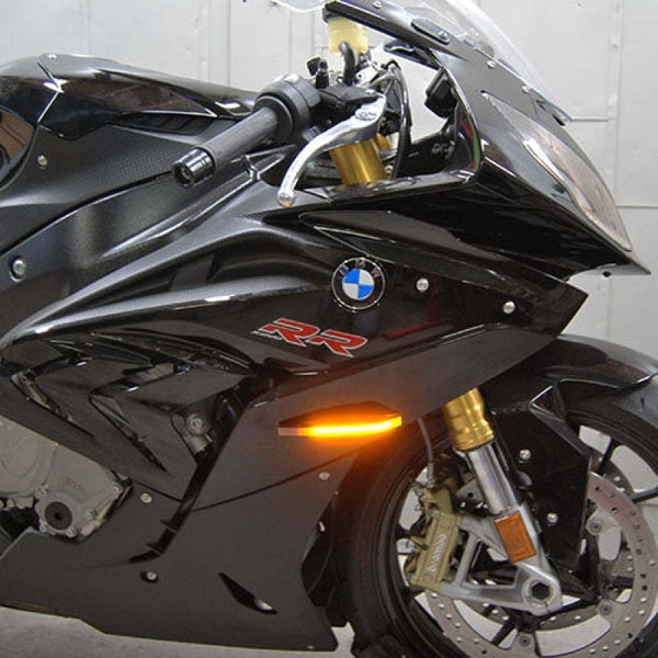 New Rage Cycles 09-19 BMW S1000RR LED Front Turn Signals — S1000RR-FB