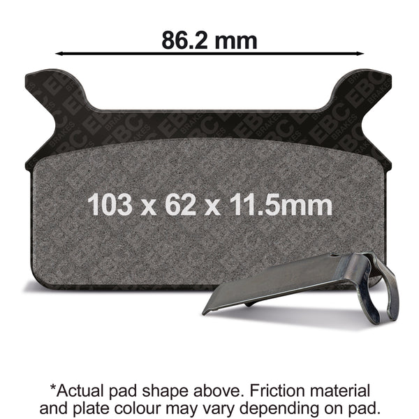 EBC HH Sintered Brake Pads — FA201HH