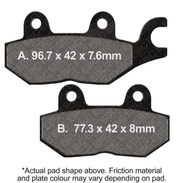 EBC HH Sintered Brake Pads — FA215HH