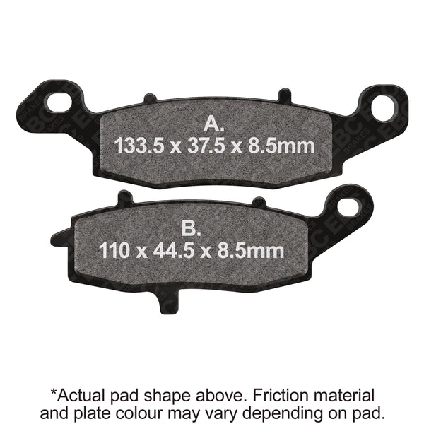 EBC HH Sintered Brake Pads — FA231HH
