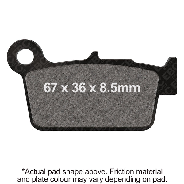 EBC R Long-Life Sintered Brake Pads — FA367/2R