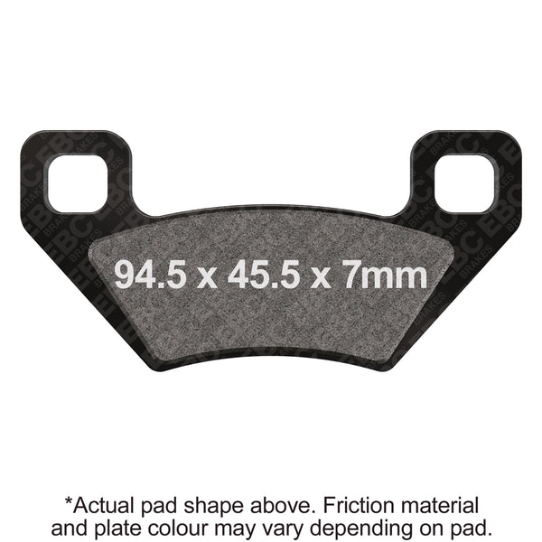 EBC R Long-Life Sintered Brake Pads — FA395R