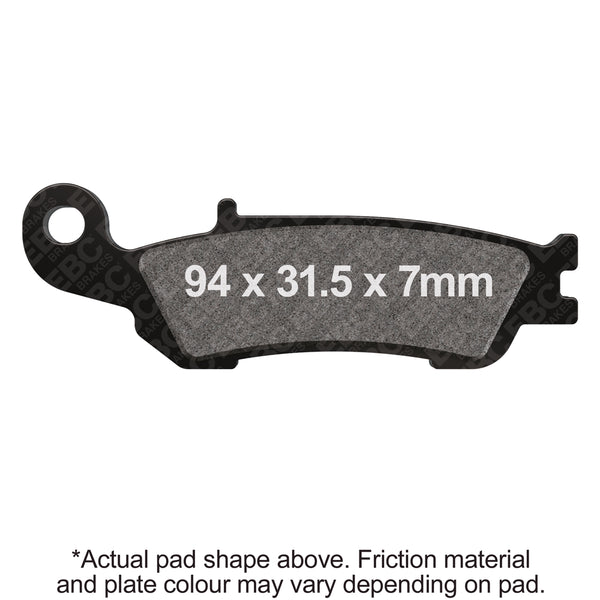 EBC R Long-Life Sintered Brake Pads — FA450R