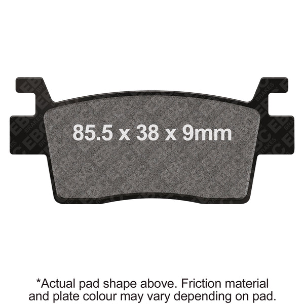EBC R Long-Life Sintered Brake Pads — FA739R