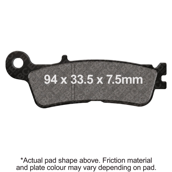 EBC R Long-Life Sintered Brake Pads — FA755R