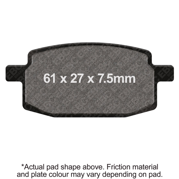 EBC Organic Scooter Brake Pads — SFA169