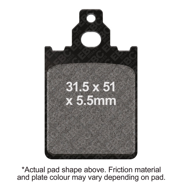 EBC Organic Scooter Brake Pads — SFA186