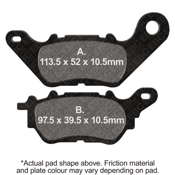 EBC HH Sintered Brake Pads — SFA706HH