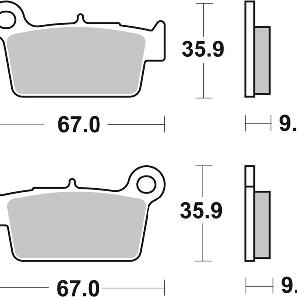 Brembo Brake Pads (07YA41SX)