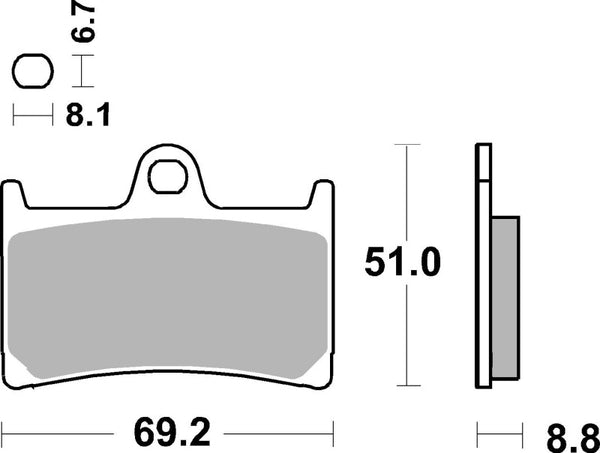 Brembo Brake Pads (07YA23RC)