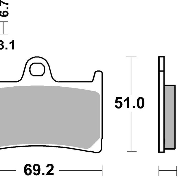 Brembo Brake Pads (07YA23SR)