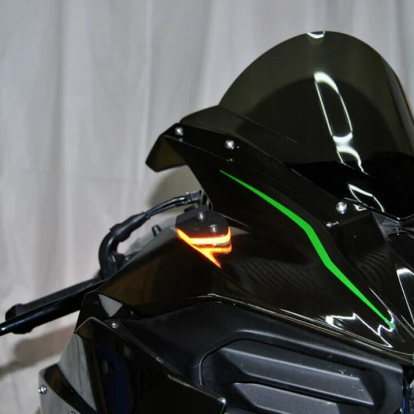 New Rage Cycles 15+ Mirror Block Off Turn Signals — H2-MBO