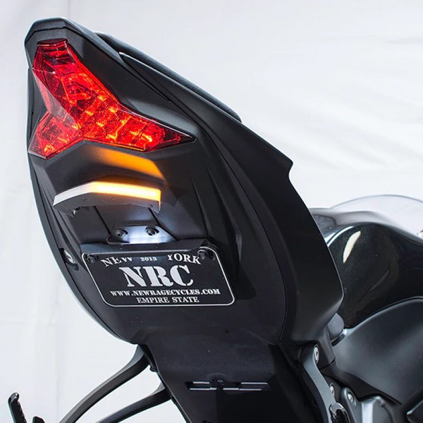 New Rage Cycles 19+ Kawasaki ZX-6R Fender Eliminator Kit Tucked w/Load EQ — ZX6R-FE-T-L