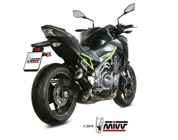 MIVV MK3 Black Slip-On Exhaust (K.045.LM3B) for 2017-2019 Kawasaki Z900