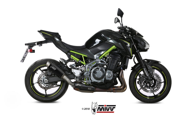MIVV GPpro Black Slip-On Exhaust (K.045.LXBP) for 2017-2019 Kawasaki Z900