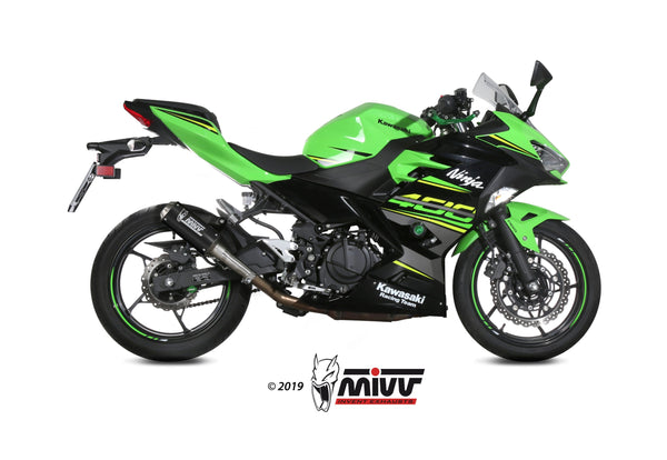 MIVV MK3 Carbon Slip-On Exhaust (K.047.SM3C) for 2018-2020 Kawasaki Ninja 400