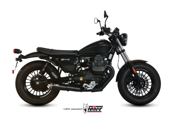 MIVV Ghibli Black Dual Slip-On Exhaust (M.011.SGB)