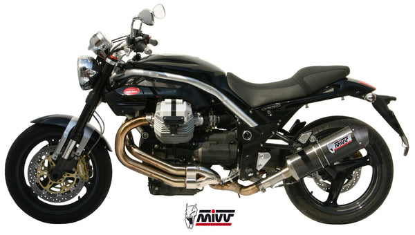 MIVV Oval Carbon Slip-On Exhaust with Carbon Cap (M.005.LEC)