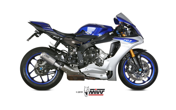 MIVV MK3 Stainless Slip-On Exhaust (Y.050.LM3X) for 2015-2022 Yamaha YZF-R1