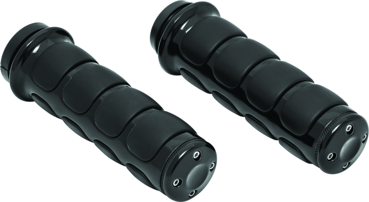 Kuryakyn ISO Grips Without Throttle Boss Throttle-By -Wire Black
