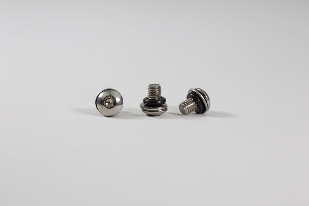 Woodcraft SS Skid Pad Hardware Kit 5x8 Button Head w/o-ring and washer